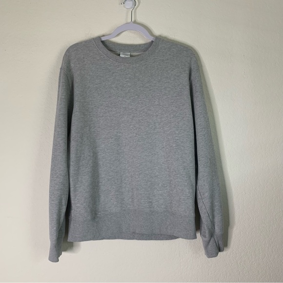 Outdoor voices Womens gray 100% cotton Crewneck sweatshirt M - Picture 3 of 7
